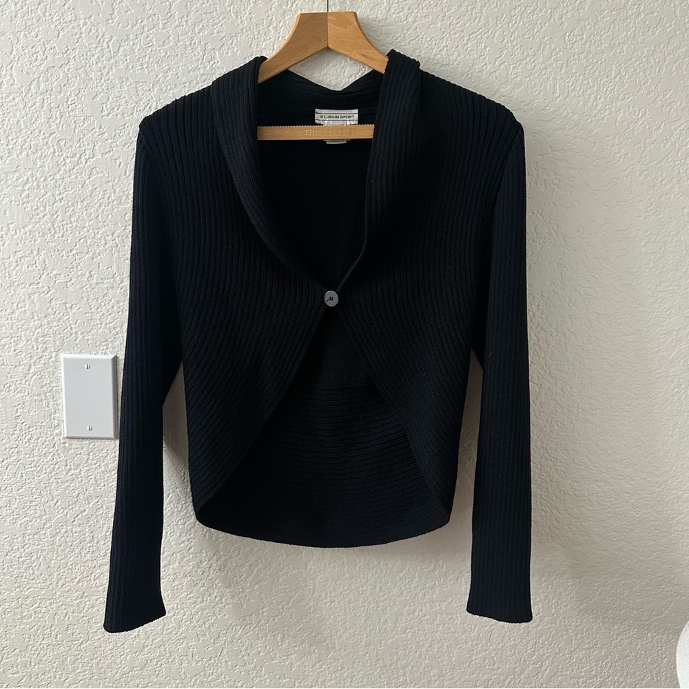 St John Black Bolero Cardigan